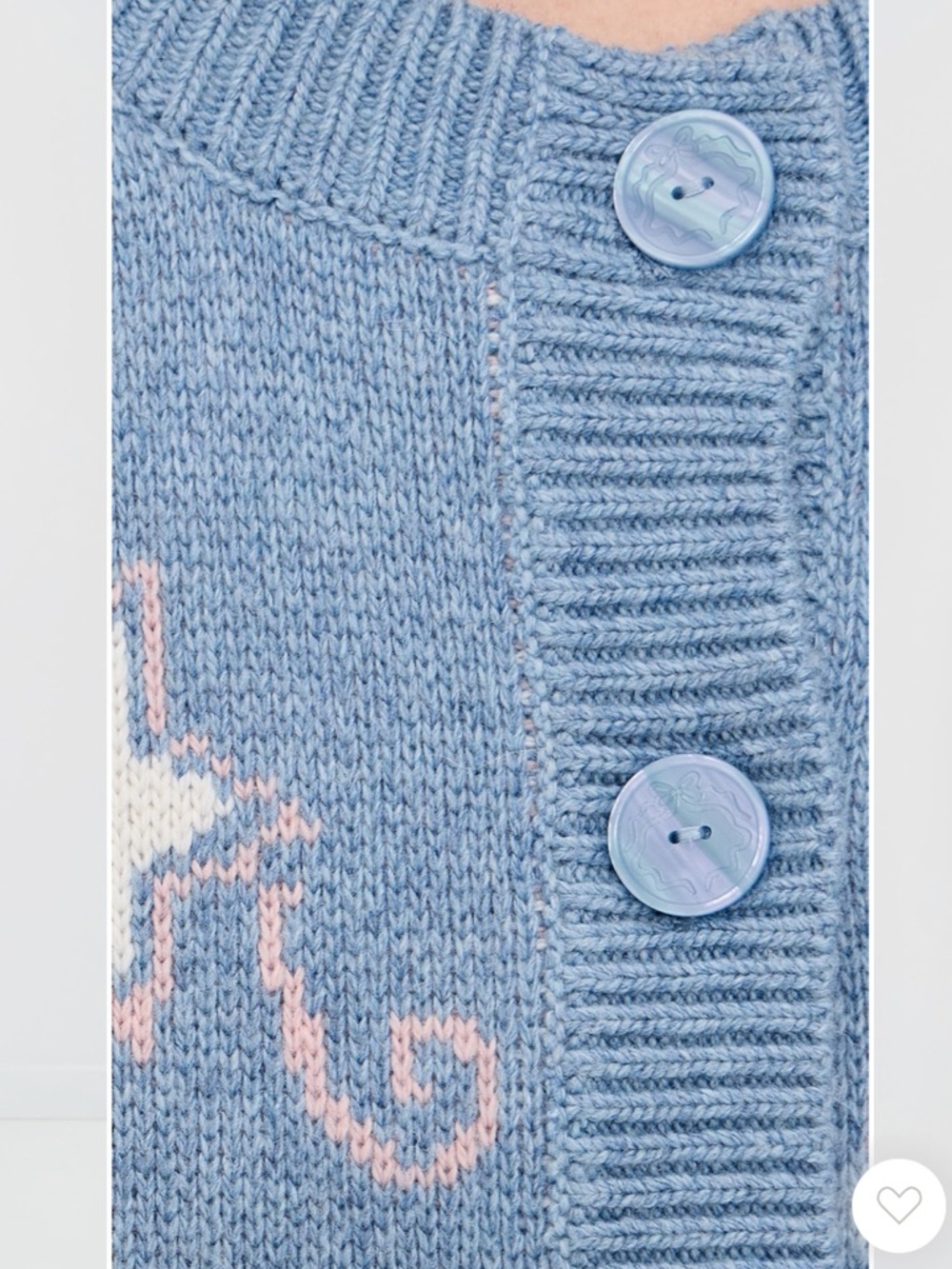 Loveshack Fancy Leyah Western l Cardigan Sweater - Picture 5 of 9